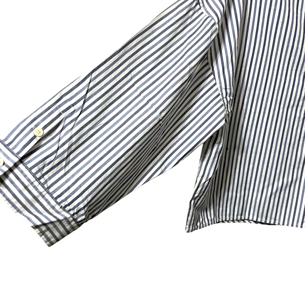 Everlane Boxy Striped Button Front Shirt Size Large New - Picture 7 of 12
